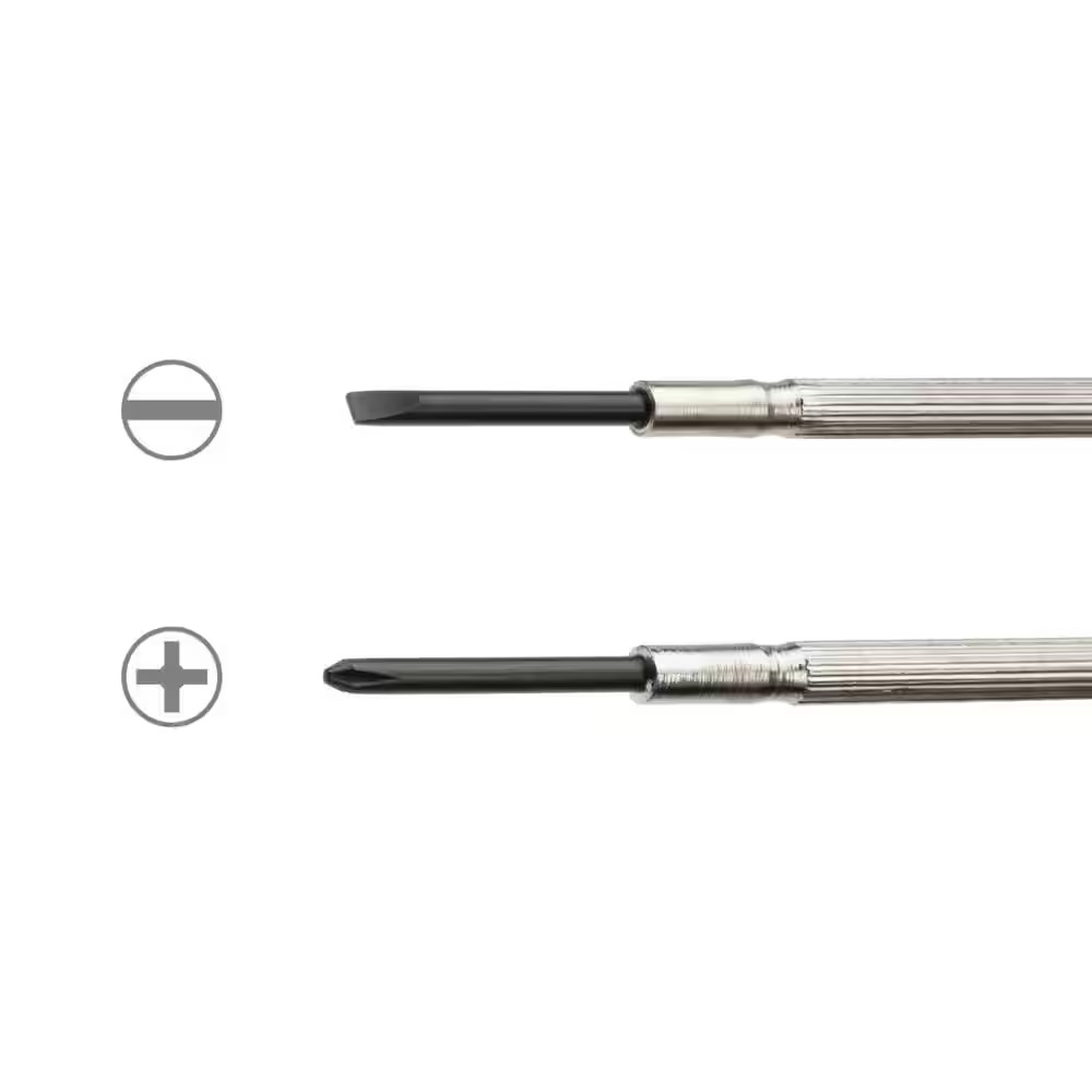 Precision Phillips and Slotted Screwdriver Set (6-Piece)