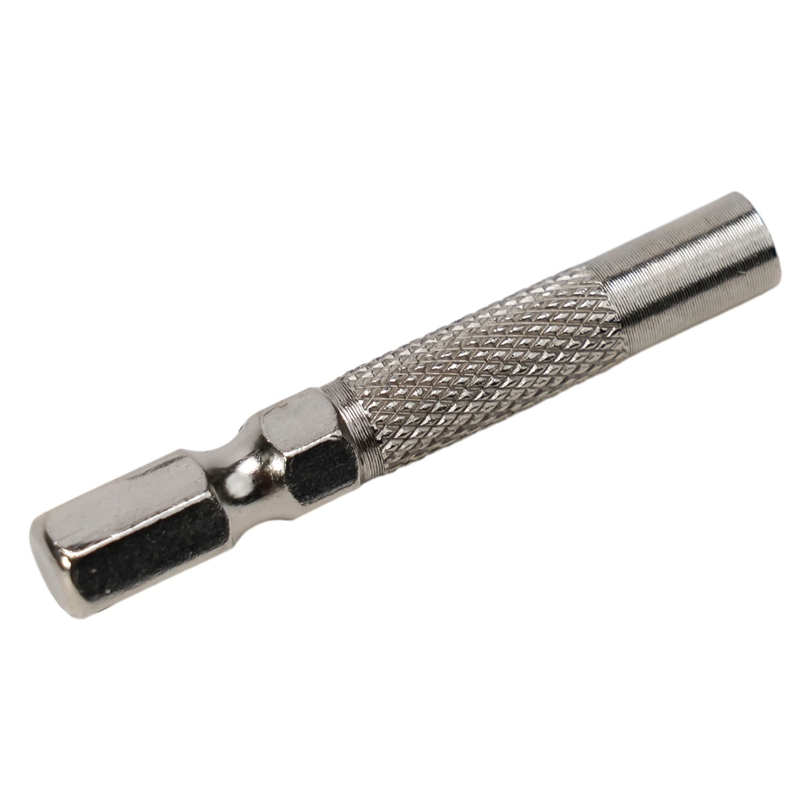Silver 6.35mm 1/4″ Insert Bit Adapter 5PCS Hex 6.35mm Electric Screwdriver