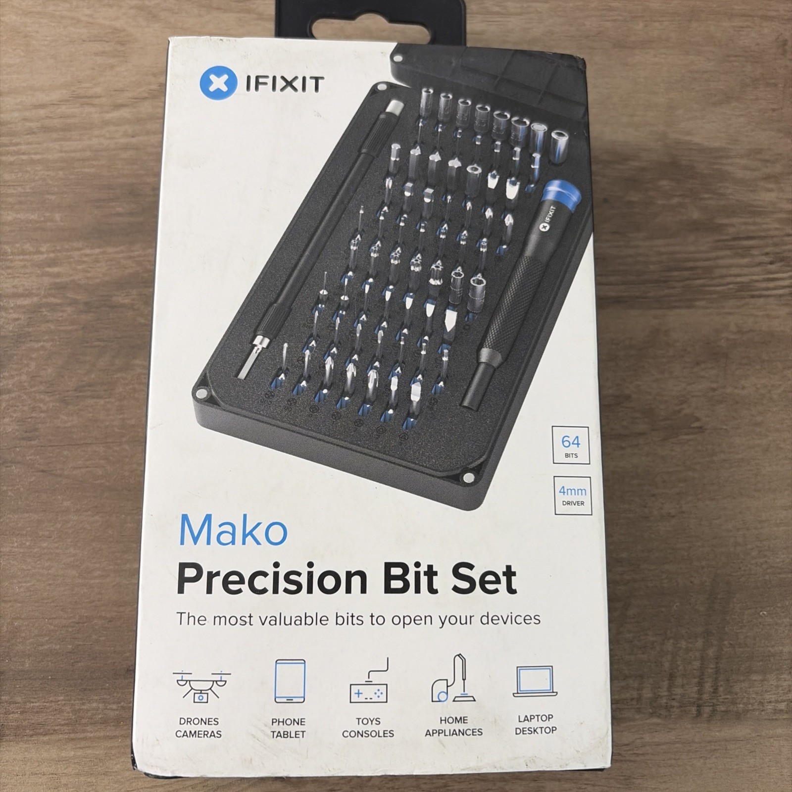 NEW! iFixit Mako Driver Kit – 64 Precision Bit Set for Electronics Repair