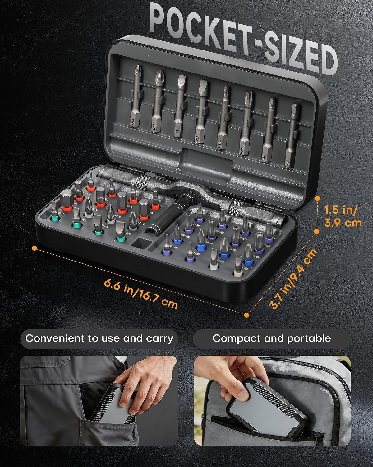 2026 NEW 42 in 1 Magnetic Screwdriver Set Precision T Handle DIY Repair Tool Kit