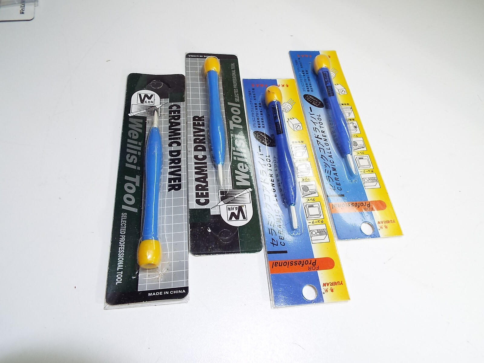 10 Ceramic Tuning alignment slotted Screw driver Non conductive Non magnetic ESD