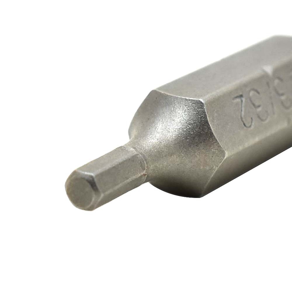 BH108-10PK Single End Hexagonal Screwdriver Bits – 1 Inch Long – 3/32 Hex – 10