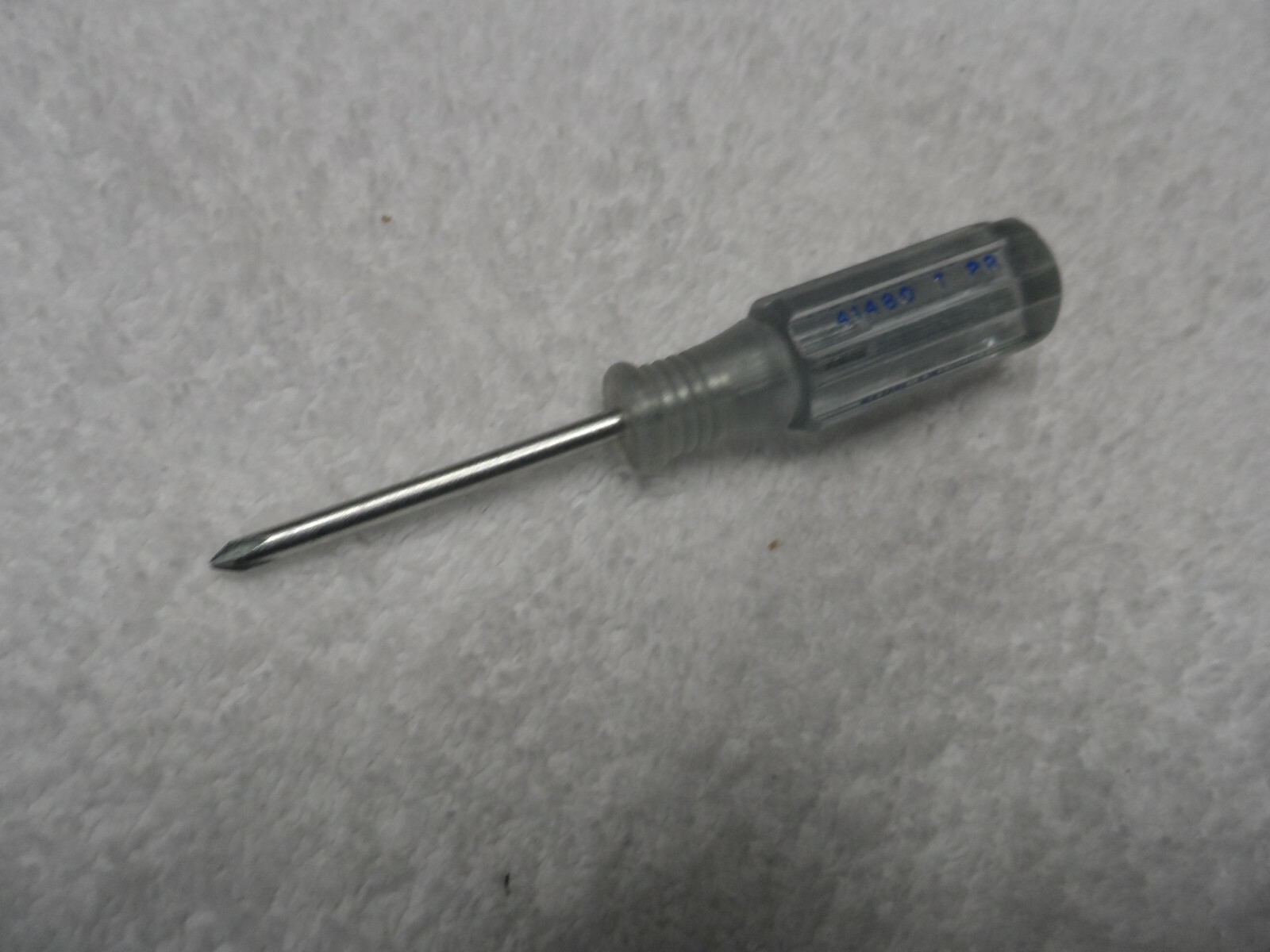 Craftsman NOS Phillips Clear Screwdriver, made USA, P0 x 1-1/2″ – Part # 41480