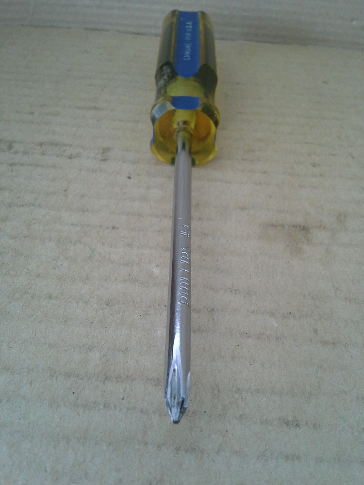 Vintage. OXWALL USA VP203 Phillips #1 Chrome-Van Screwdriver. VGC