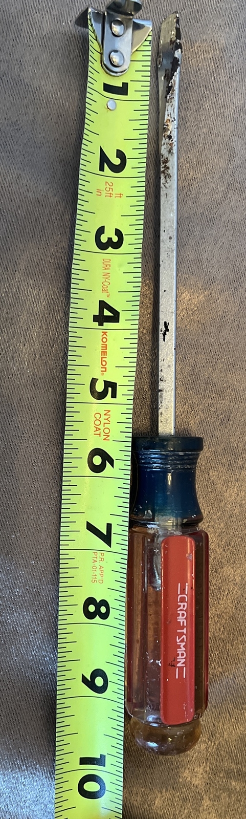 Craftsman USA 1/4″ Flat Slotted Screwdriver 9 41584 A WF 10 Inches