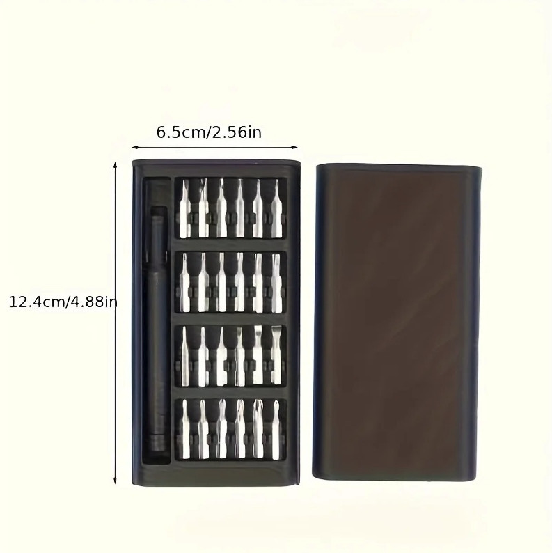 25pcs Mini Screwdriver Set Precision Flat & Phillips Tool Kit Repair – NEW