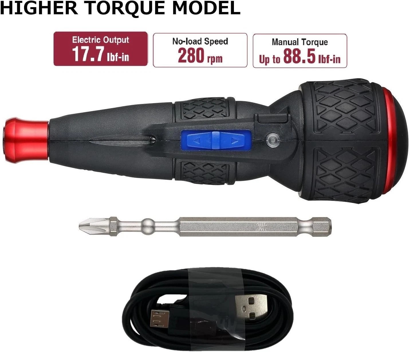 e-ASSIST Dual-Mode Screwdriver | High Torque, Built-in LED Light, Lightweight