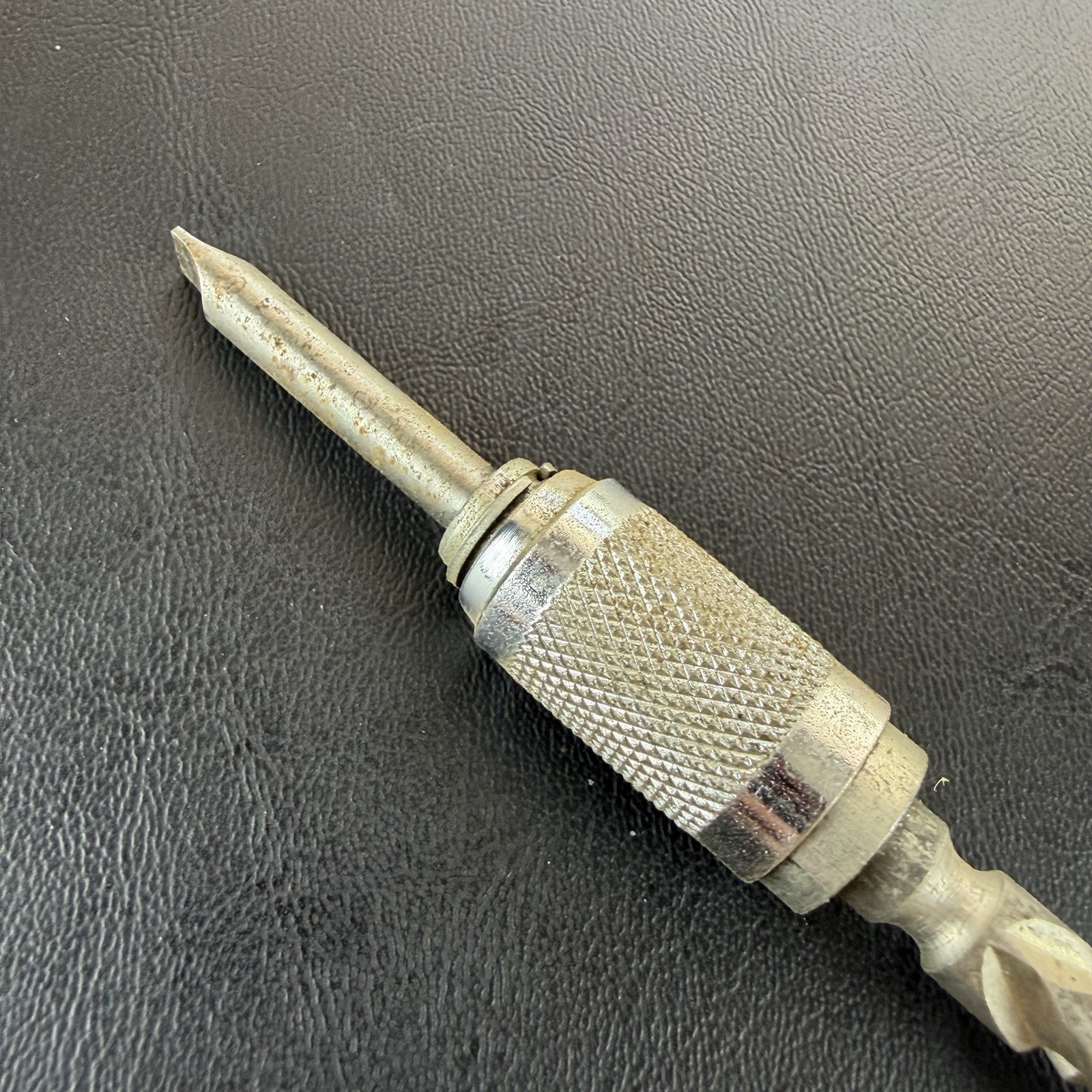Vintage Craftsman West Germany Spiral Ratchet Push Screwdriver Works Wood Handle