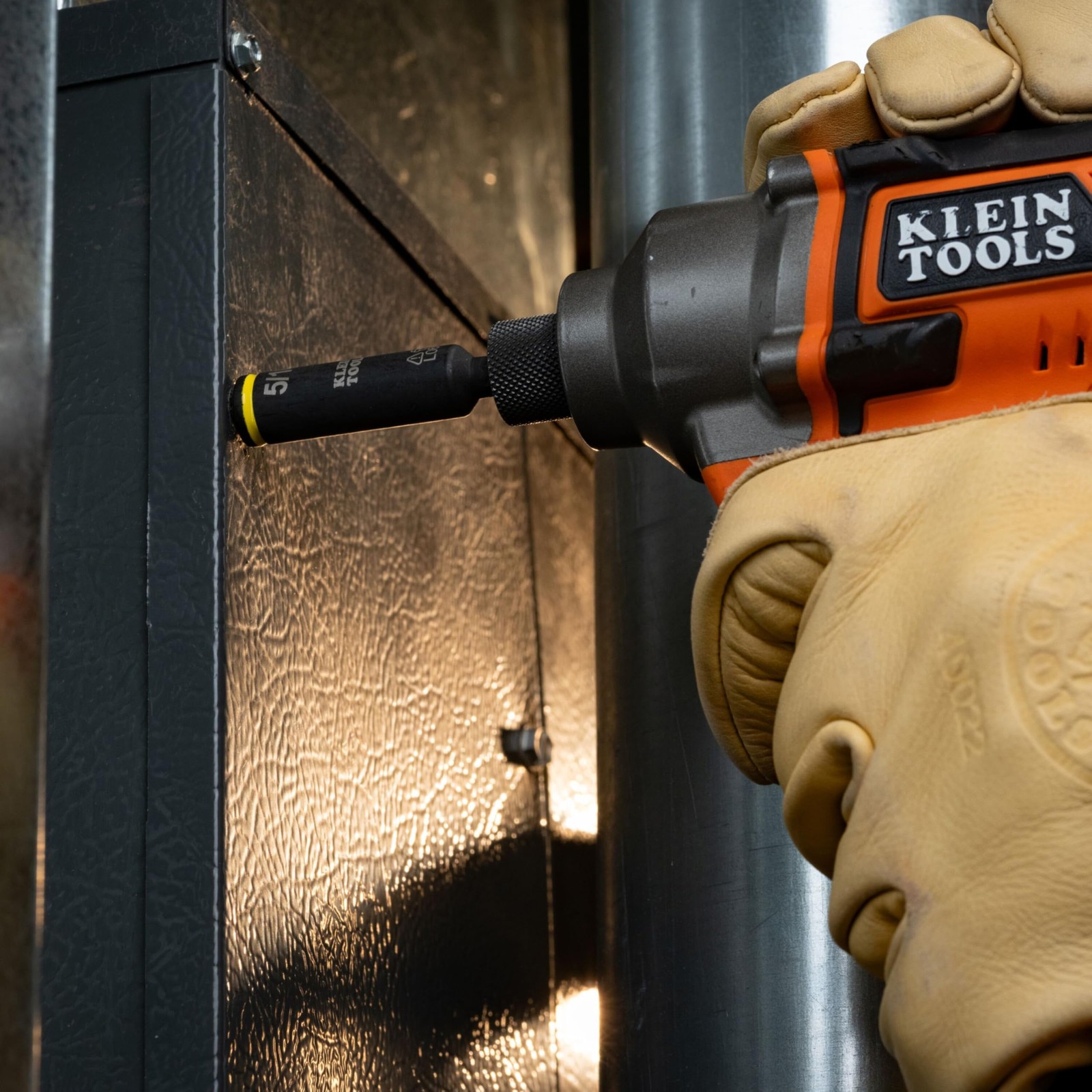 Klein Tools 32500HD Multi-Bit Screwdriver/Nut Driver, One Size, Yellow/Black
