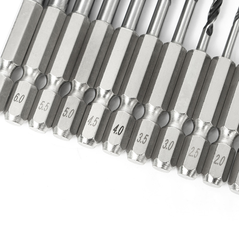 HSS Drill Bit Wood Specific Hex Shank Woodworking Wood Drills Size:1.5-10mm