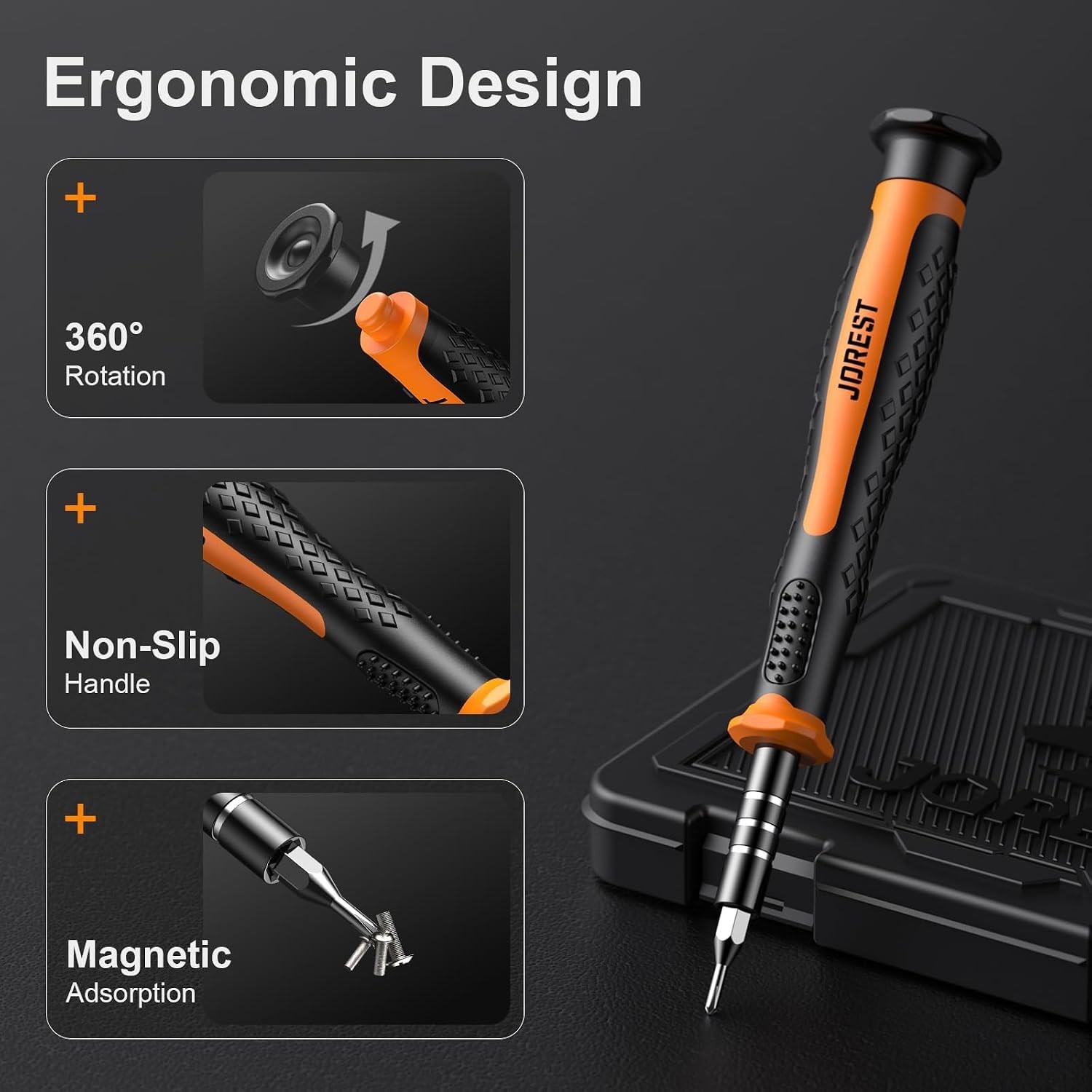 40Pc Tool Precision Screwdriver Set Torx Triwing Repair Kit for Phones Laptop PC