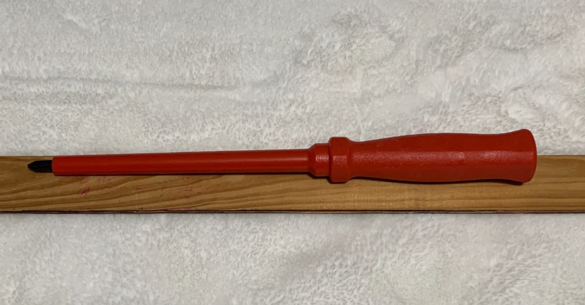 GB Insulated Flathead Screwdriver 1000V 6×150