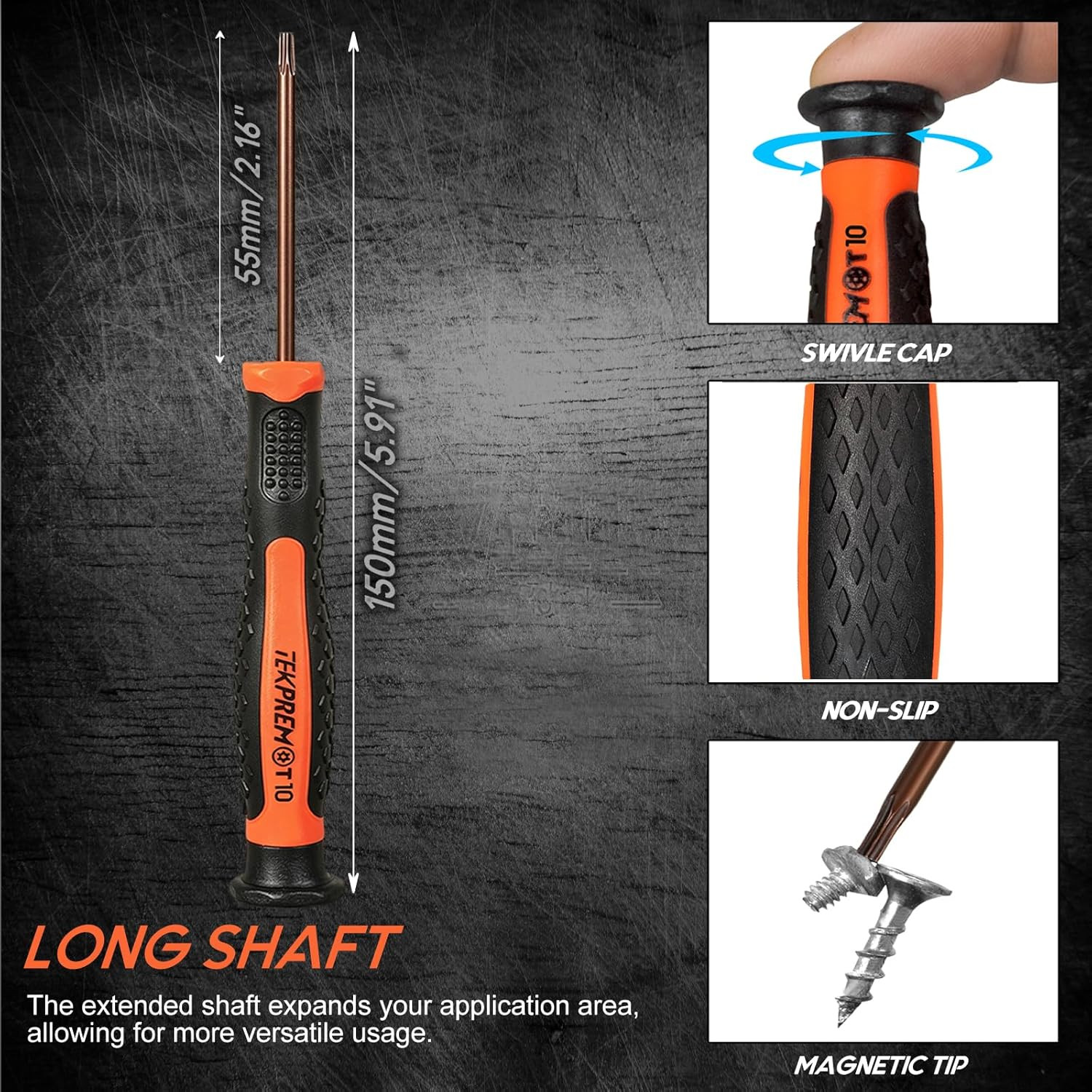 8 in 1 Small Torx Screwdriver Set with T3 T4 T5 T6 T7 T8 T9 T10 Torx Security Bi