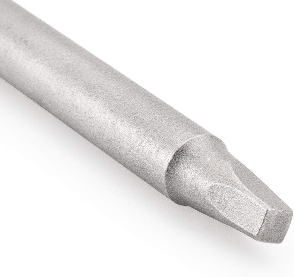 Rocaris 10pcs 1/4 Inch Hex Shank Long Magnetic Square Head One Size, Grey
