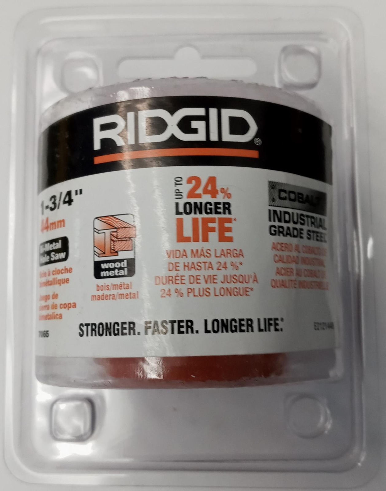 Ridgid 7065 Bi-Metal Holesaw 1-3/4″ Cobalt Industrial Grade Steel