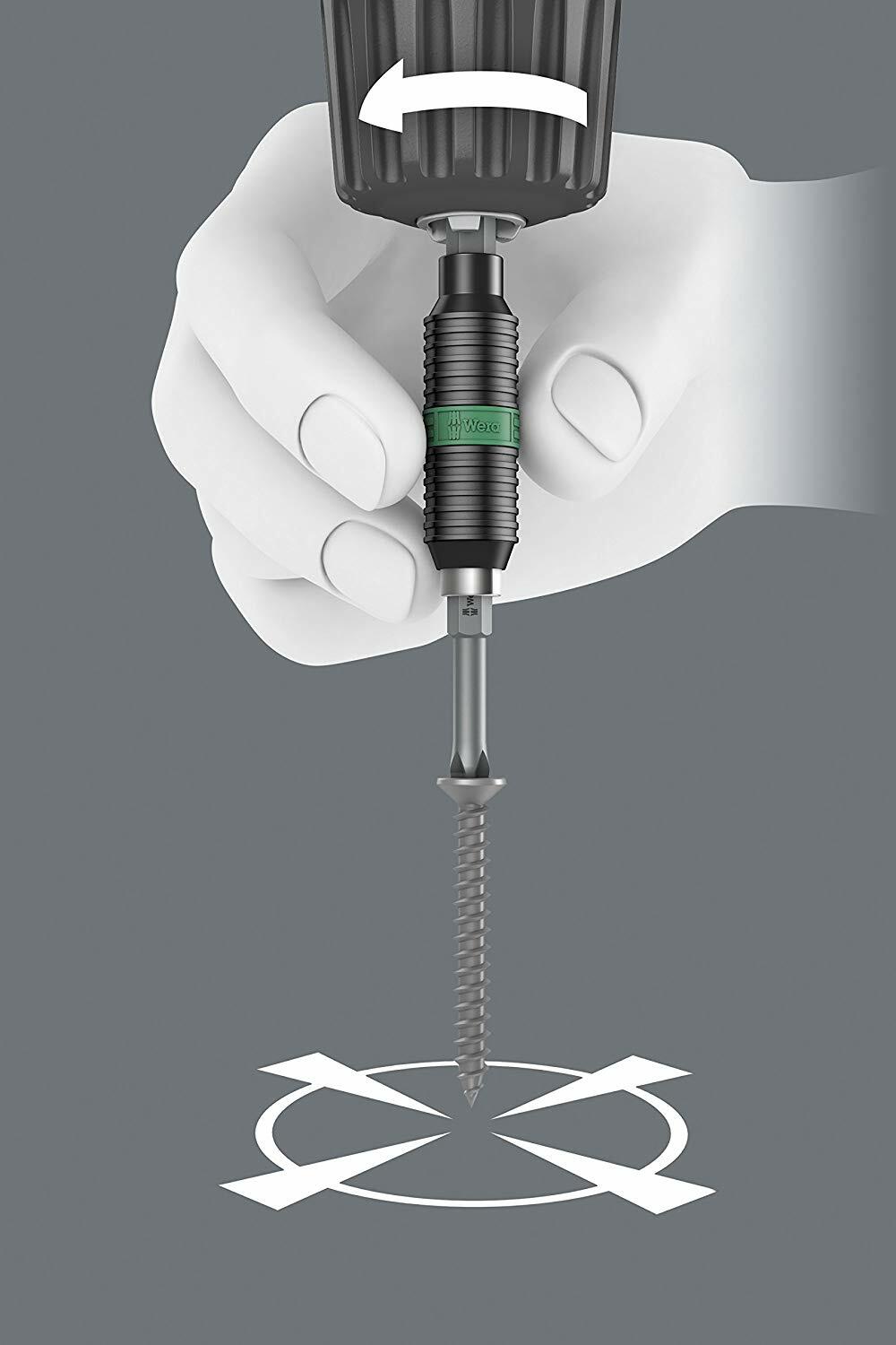 Wera 05053923001 Rapidaptor BiTorsion Universal Bit Holder