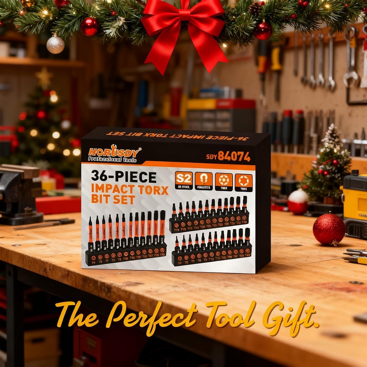 Ultimate 36-Piece Tamper-Proof Torx Bit Set with Magnetic Tips & Holder