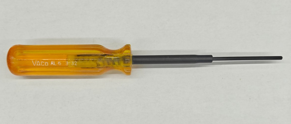 Vaco 3/32” Hex Allen Driver AL-6 USA – Chrome Vanadium Blade