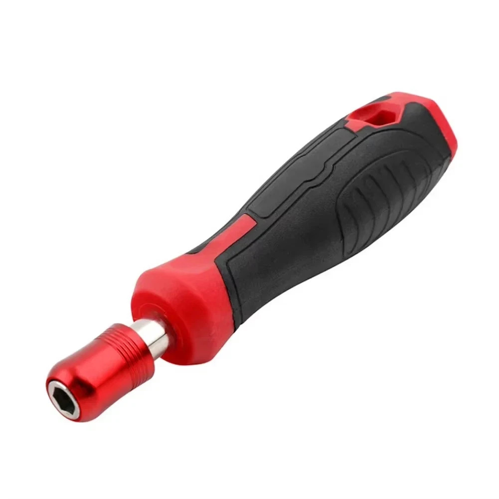 1Pc 1/4” Hex Screwdriver Handle Magnetic Screw Driver Bits Holder Self-Locking
