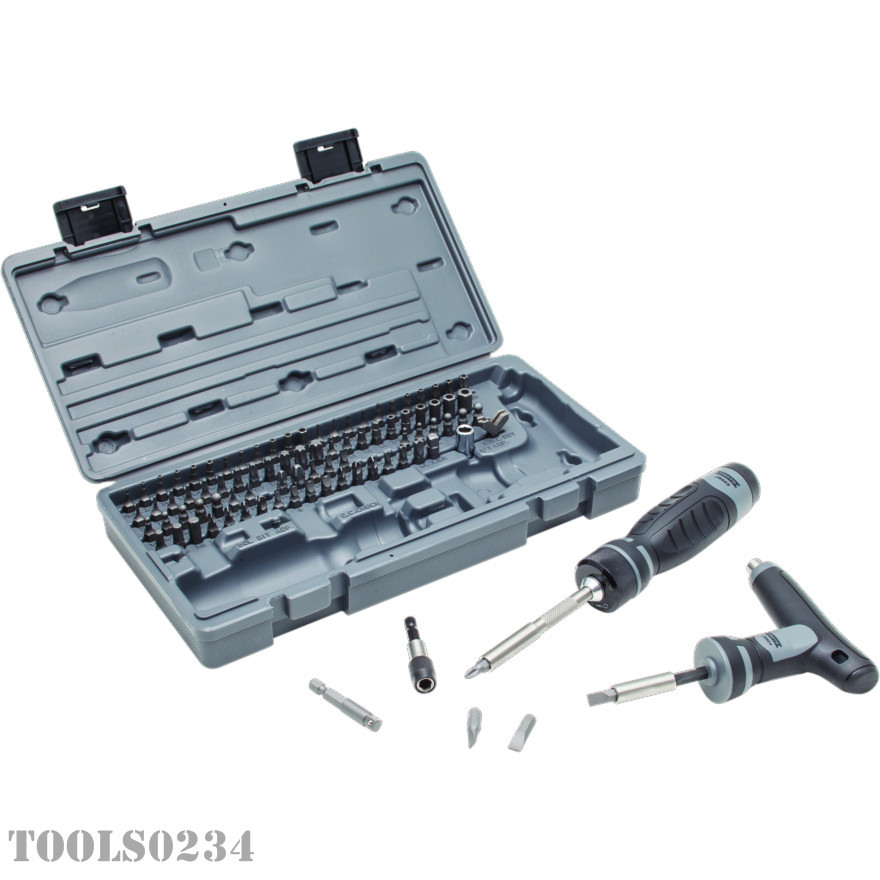 J61390 Proto 91 Piece Multi-Bit Screwdriver Set w/Ratcheting Handle