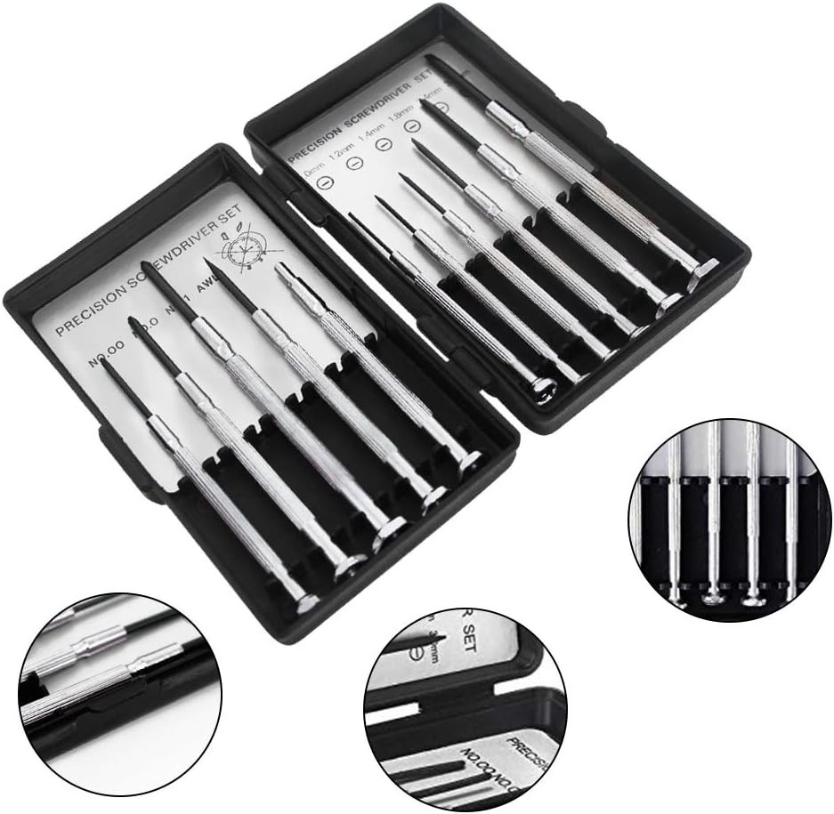 Durable 11PCS Precision Screwdriver Set – Ideal for Electronics & Watches