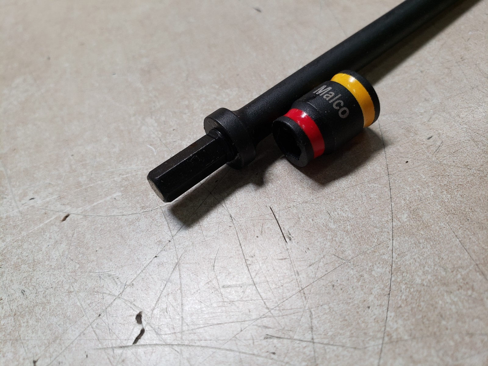 Malco MSHXLC C-Rhex Reversible Magnetic Hex Nut Driver 6 L x 1/4 and 5/16 in.