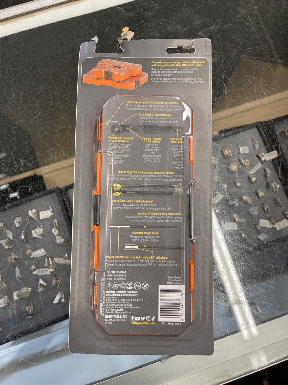 32787 64-Piece Micro-Ratchet Bit Precision Driver Set with Modular Case, Magneti