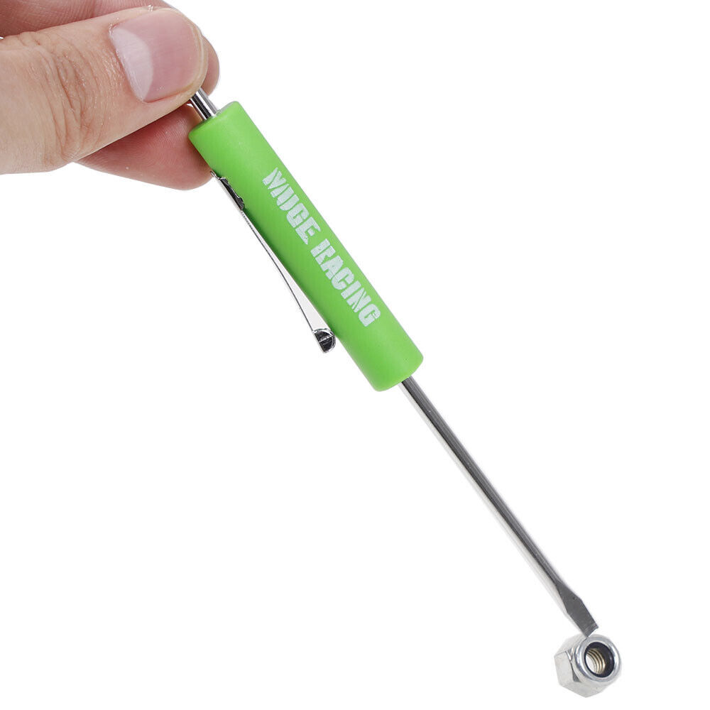 20 X Green Mini Pocket Screwdriver Phillips & Flat Head Tip with Magnet and Clip