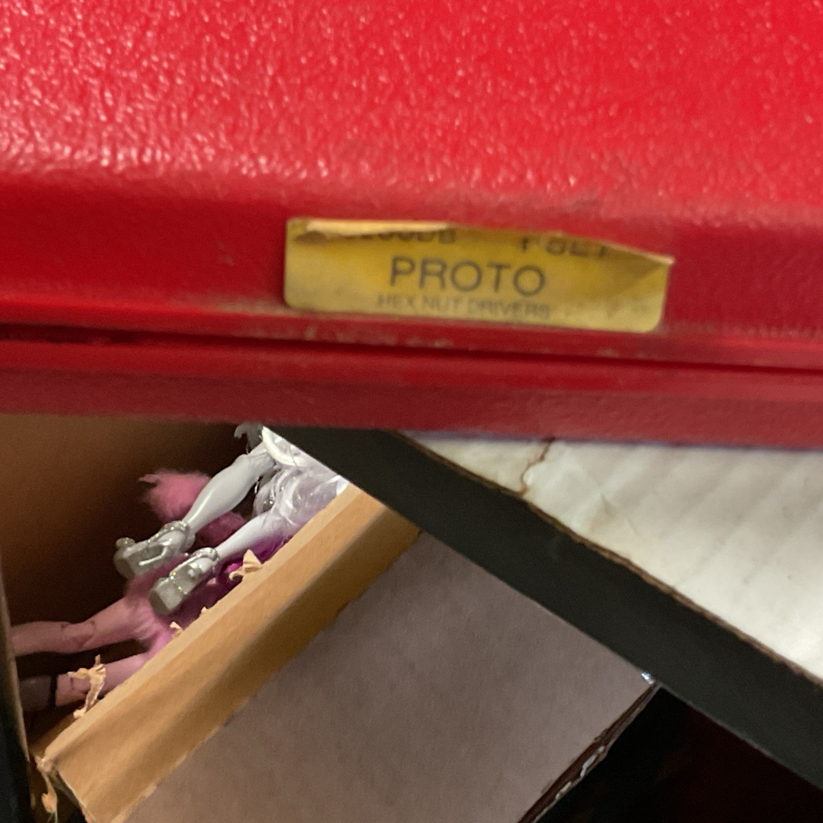 PROTO 11 Piece Solid Round Shank Nut Driver Set 3/16″ to 5/8″ J9200DB with case.