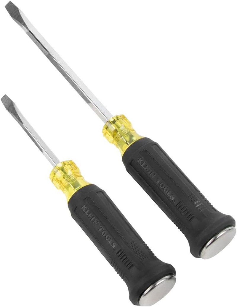 Klein Tools 85442DD Screwdriver Set, Demolition Screwdriver, 1/4-Inch and 5/16-I