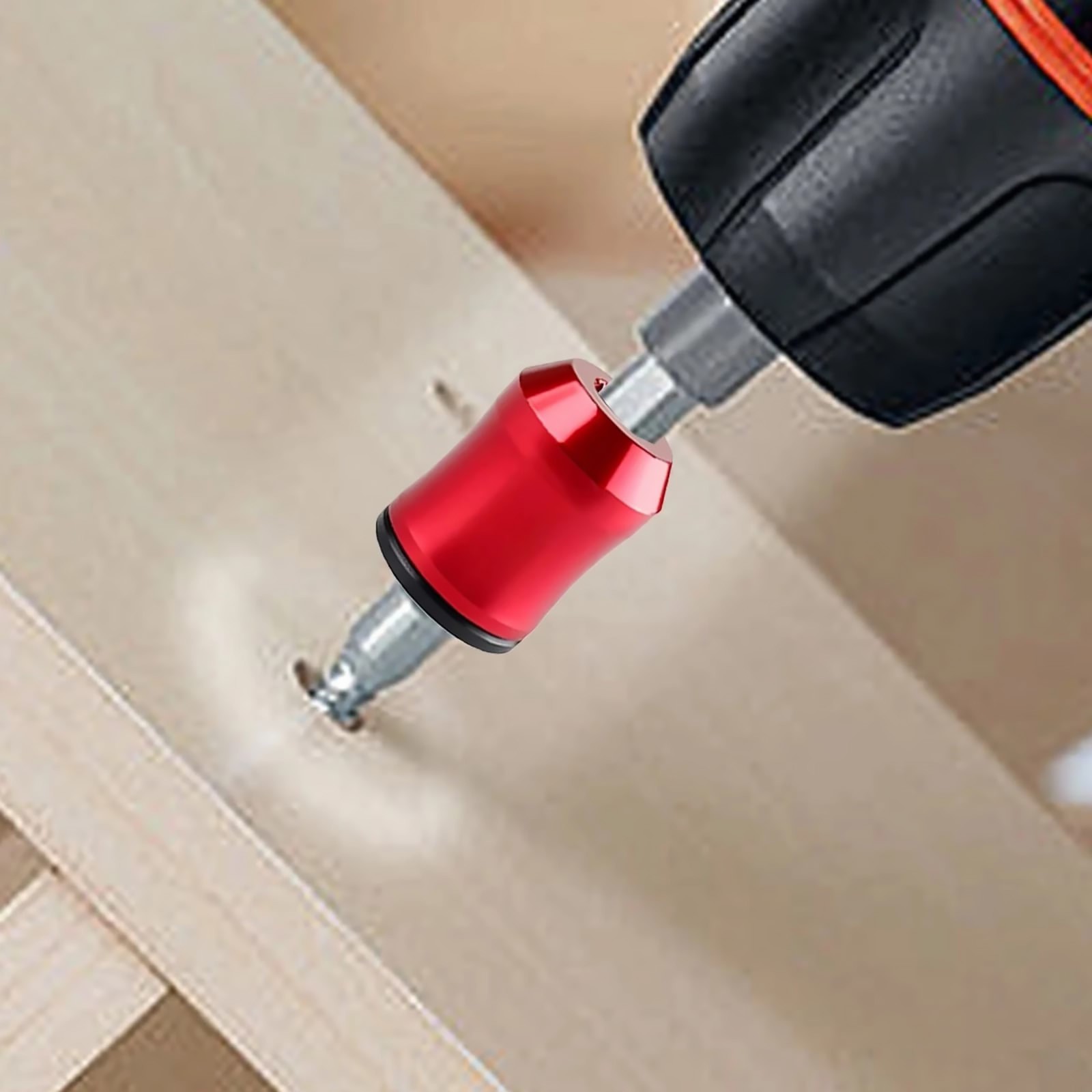 5x 1/4 Inch Hex Screwdriver Magnetic Ring Bit Grip for Drill Adapter Anti Drop