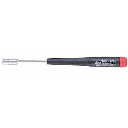 Wiha 26539 Precision Nut Driver,Sae,5/32In,2-7/16In