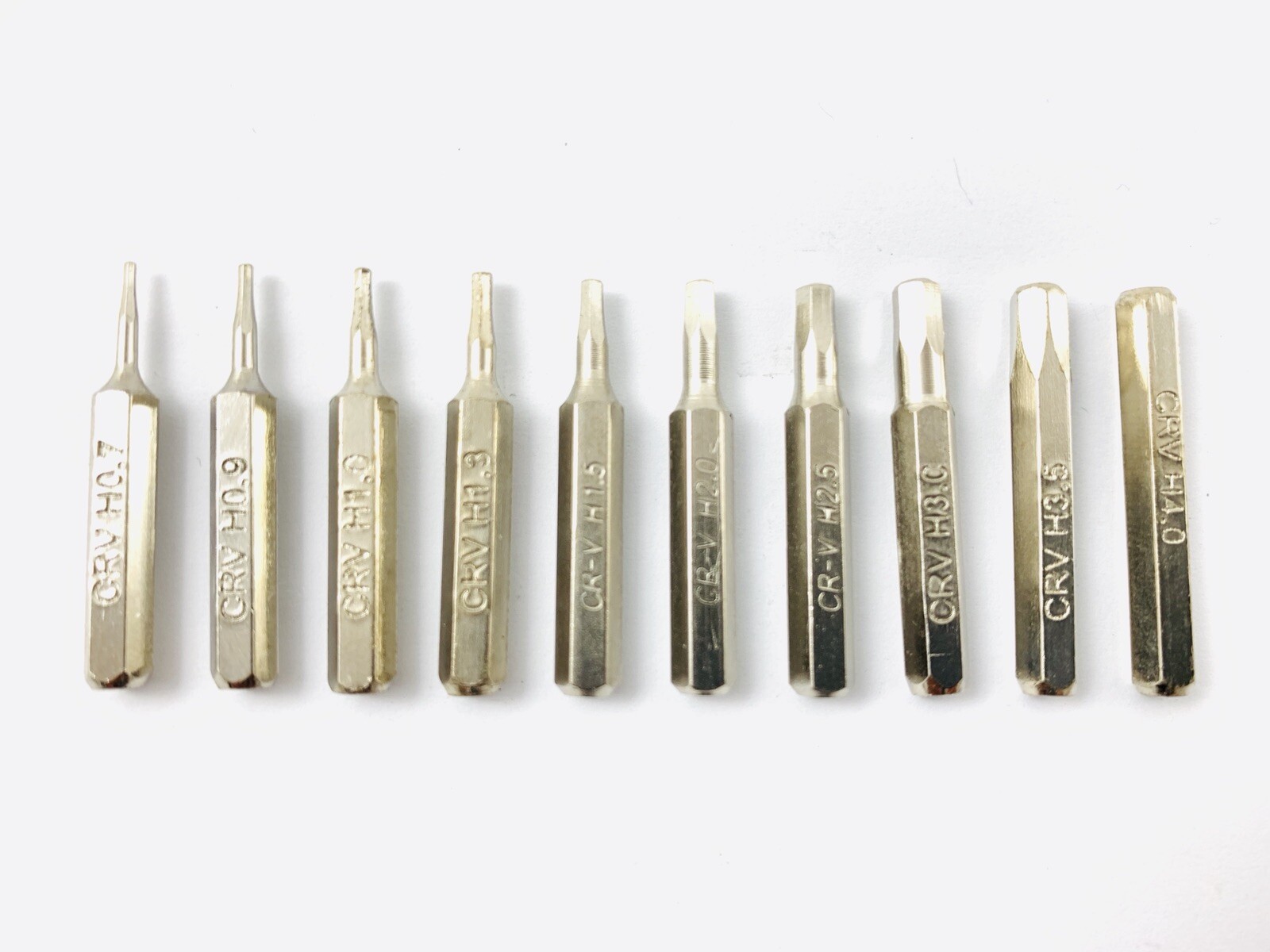 HEX Screwdriver Bits Set H0.7 0.9 1.0 1.3 1.5 2.0 2.5 3.0 3.5 4.0 Mobile Repair