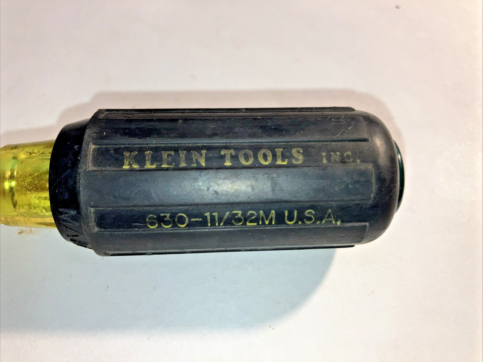 Klein Tools 630-11/32M 11/32-Inch Magnetic Tip 6 Point Nut Driver Hollow Shaft