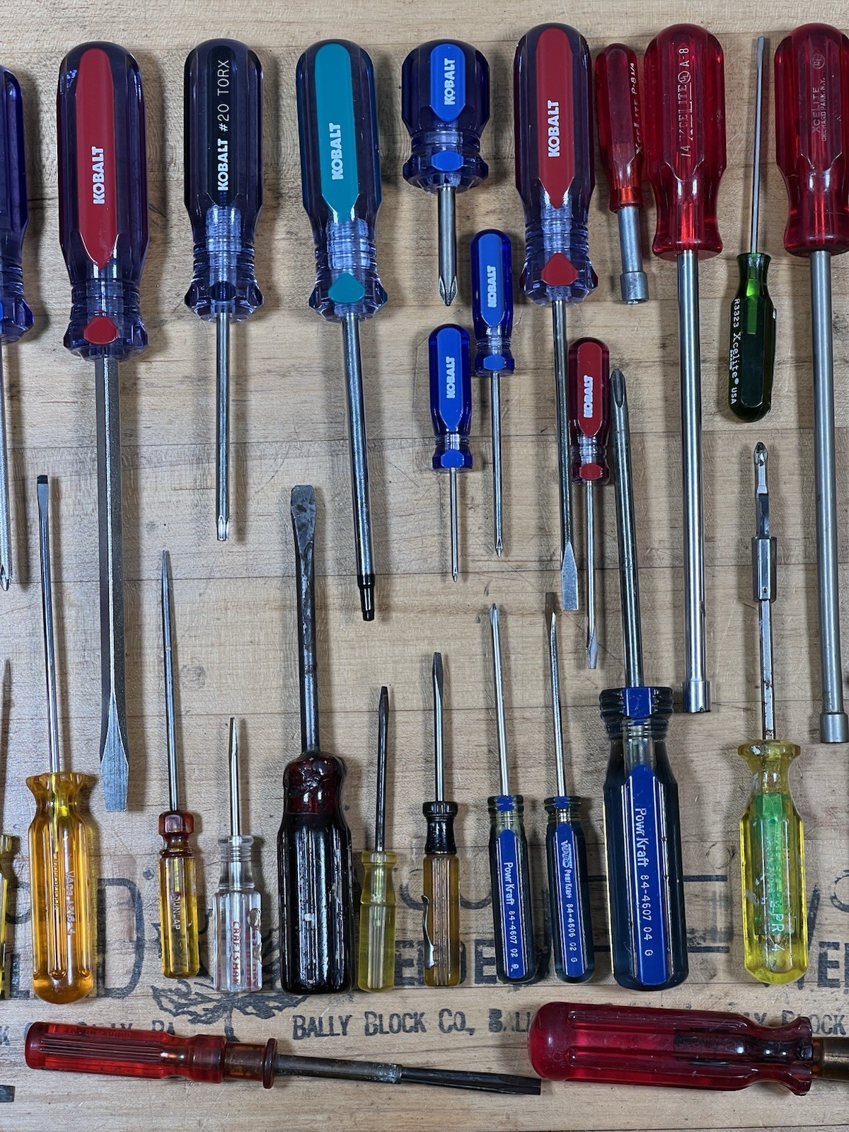 Lot of 100+ Vintage USA Screwdrivers & Nut Drivers – Proto, Kobalt, Xcelite, Etc