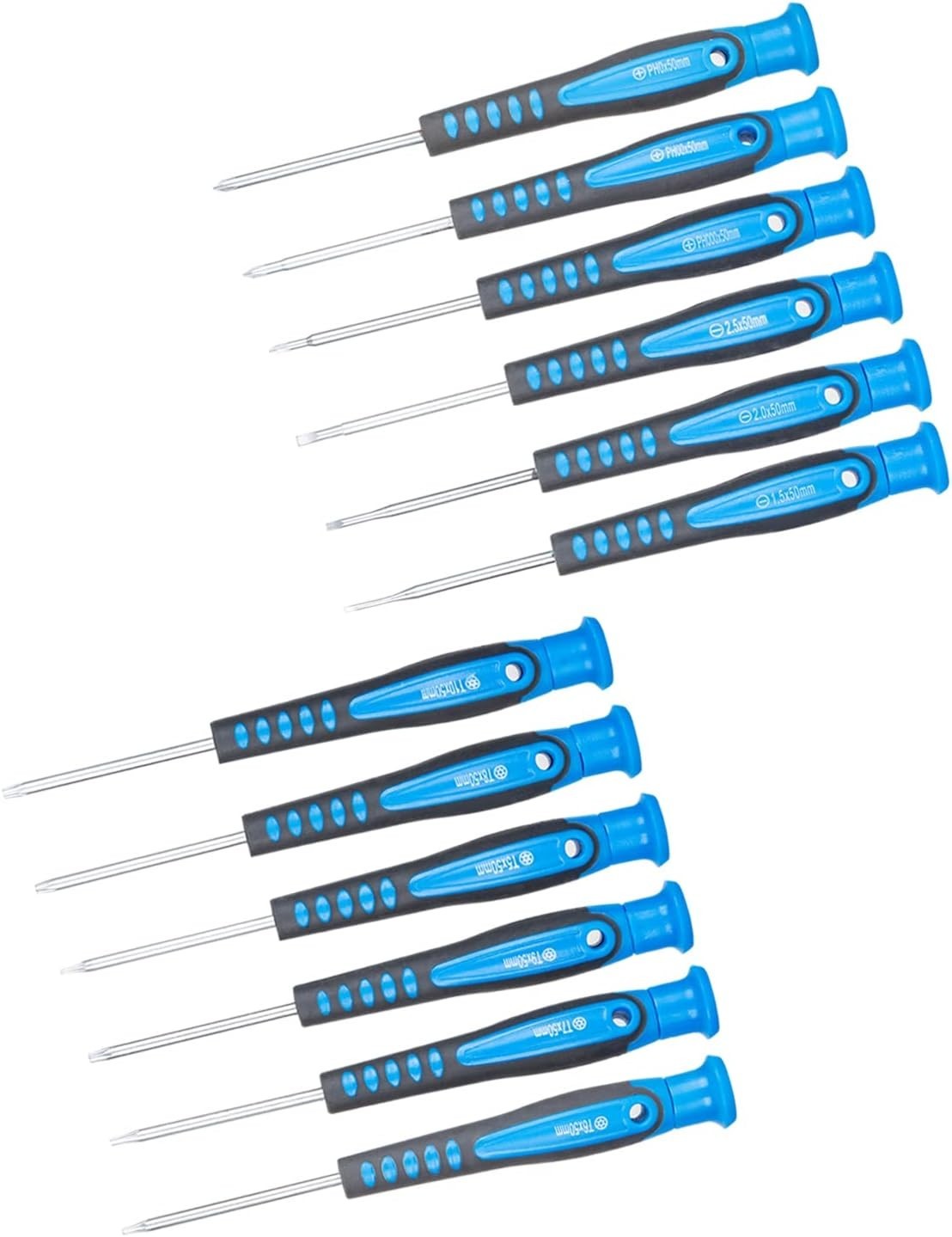 ROTATION 12-Piece Precision Screwdriver Set Phillips Slotted Torx Star BRAND NEW