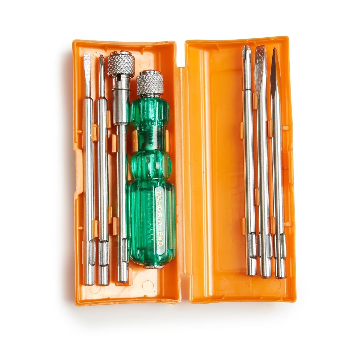 TAPARIA Screw Driver Set with Bulb – 840 (Neon, Silver and Green) DIY Tools New