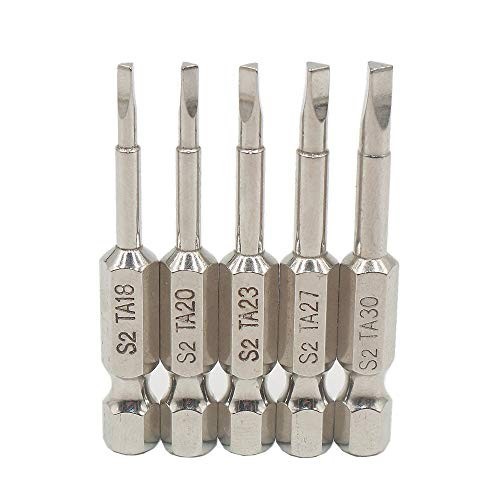 5 Piece Magnetic Triangle Screwdriver Bit, S2 Steel Triangular Screwdriver Bi…