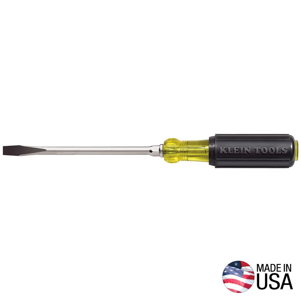 Klein Tools 602-6 5/16-Inch Keystone Screwdriver, 6-Inch Round Shank