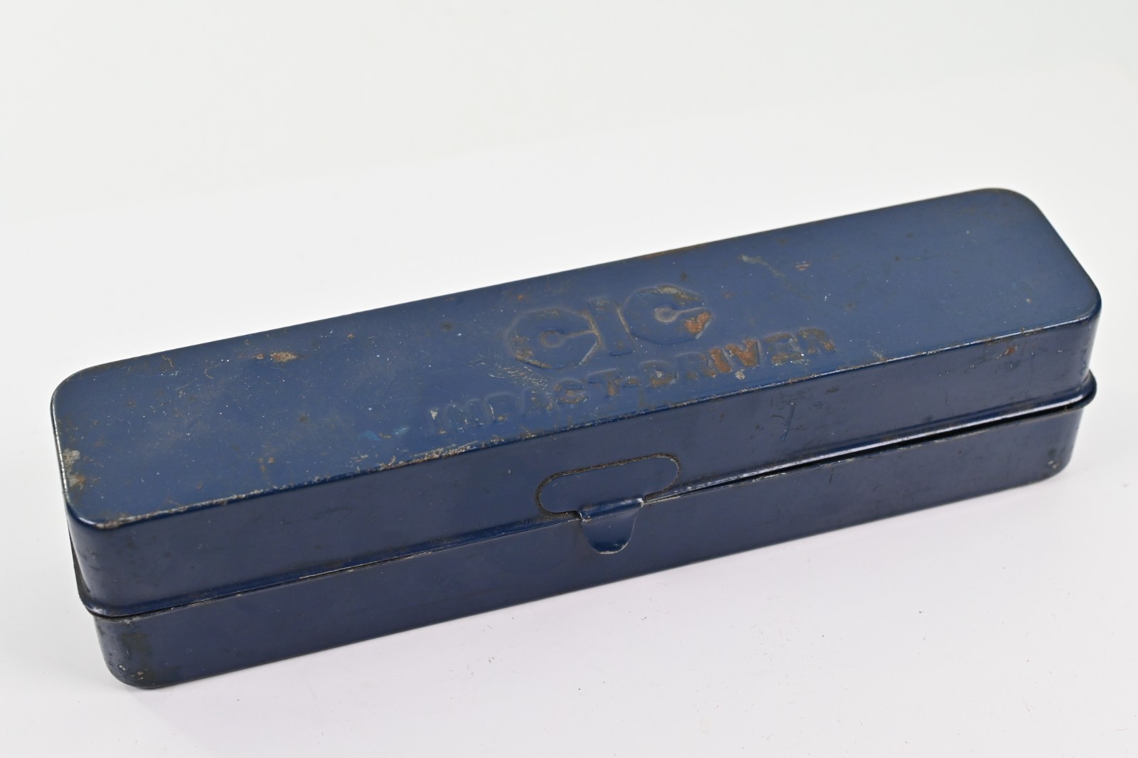 Vintage CIC Impact Driver Set Manual Screwdriver Bits Metal Case Tool