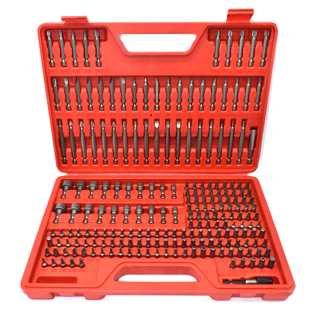 Superior Steel BS208S 208-Piece Screwdriver Security Bit Set