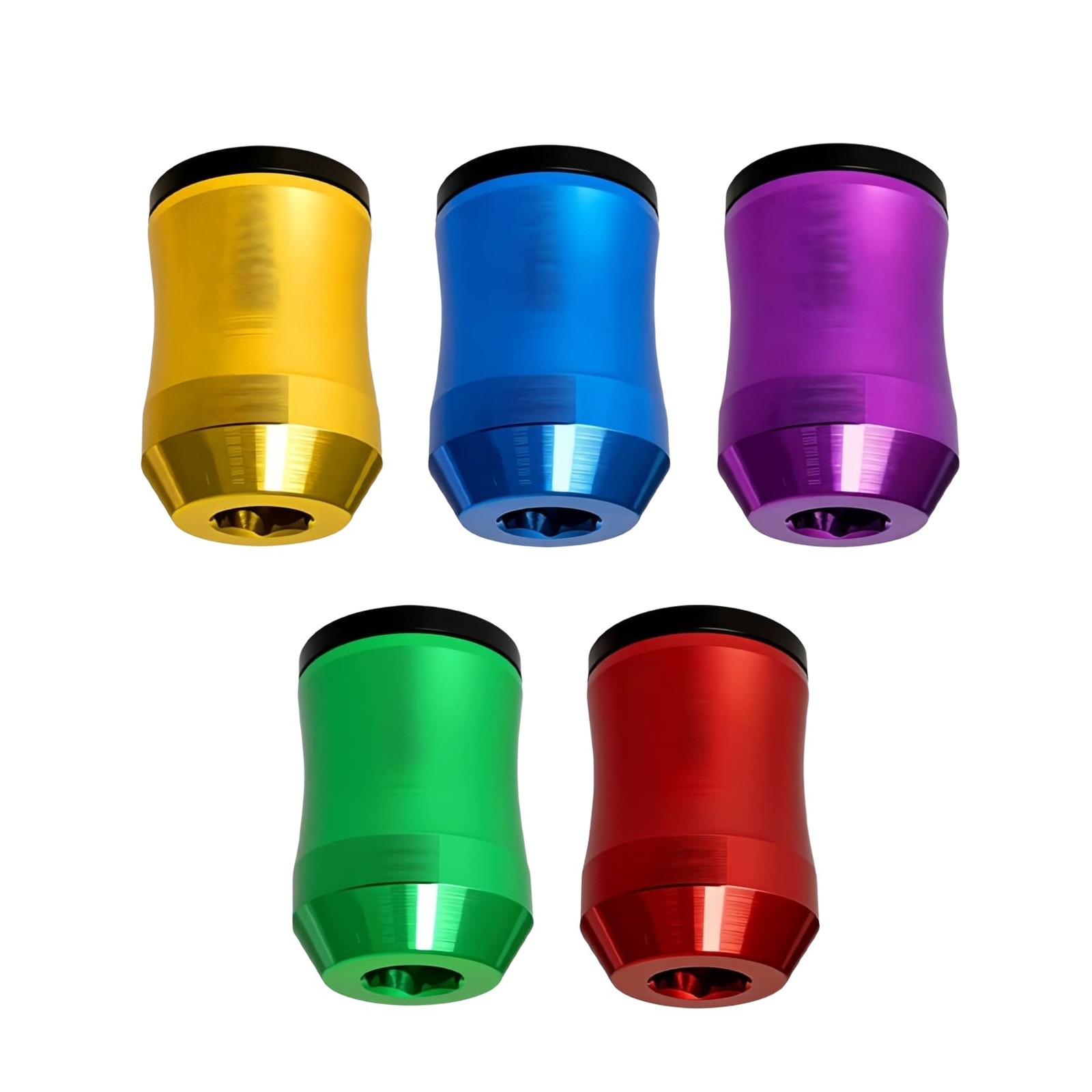 5x 1/4 Inch Hex Screwdriver Magnetic Ring Bit Grip for Drill Adapter Anti Drop