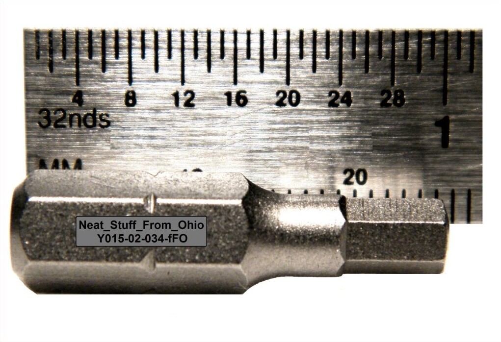 TAMPERPROOF DRIVER BITS 5/32”, PIN-IN-HEAD, 2 or 10 BITS, 👉 HARDENED STEEL 👈