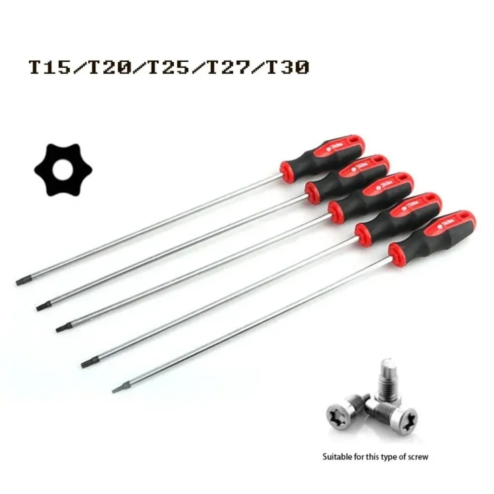 Extra Long Torx Star Magnetic Screwdriver Set T15 T20 T25 T27 T30 5PCS