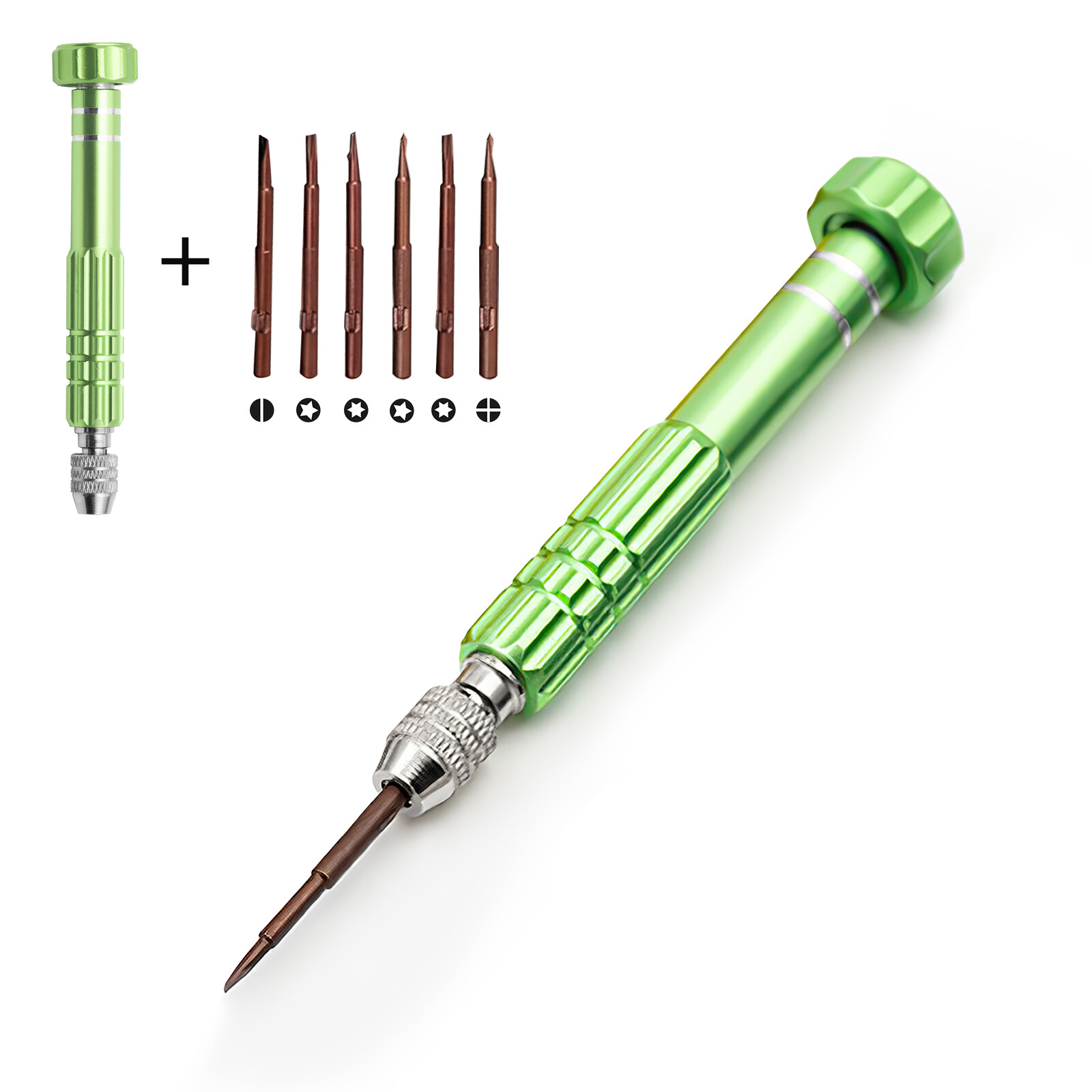 Small Screwdriver Watch Glasses Mini Precision Tiny Set Repair Kit Tool Green