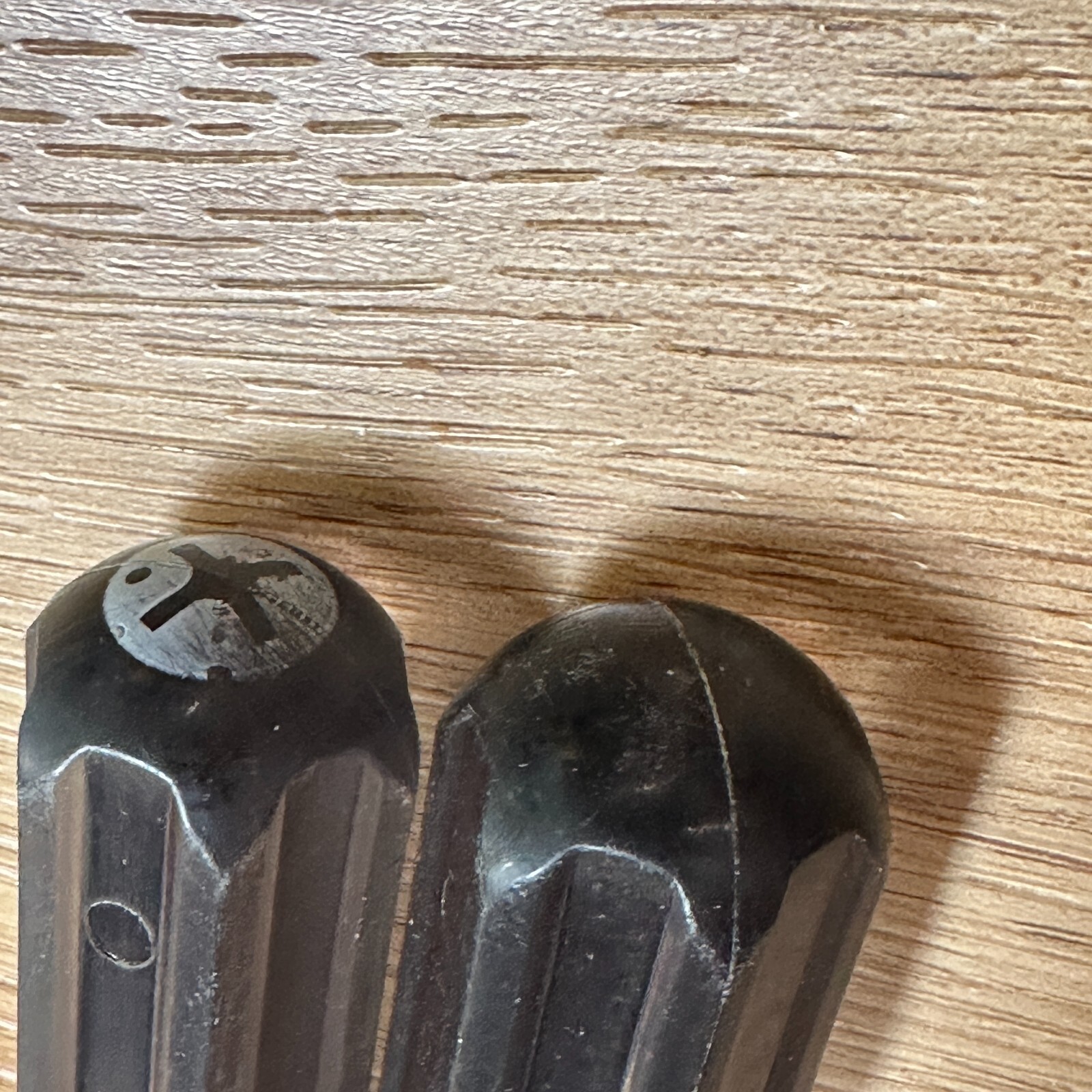 Lot of 2 Crescent Phillips #1 Screwdriver 301 Made in USA Gray