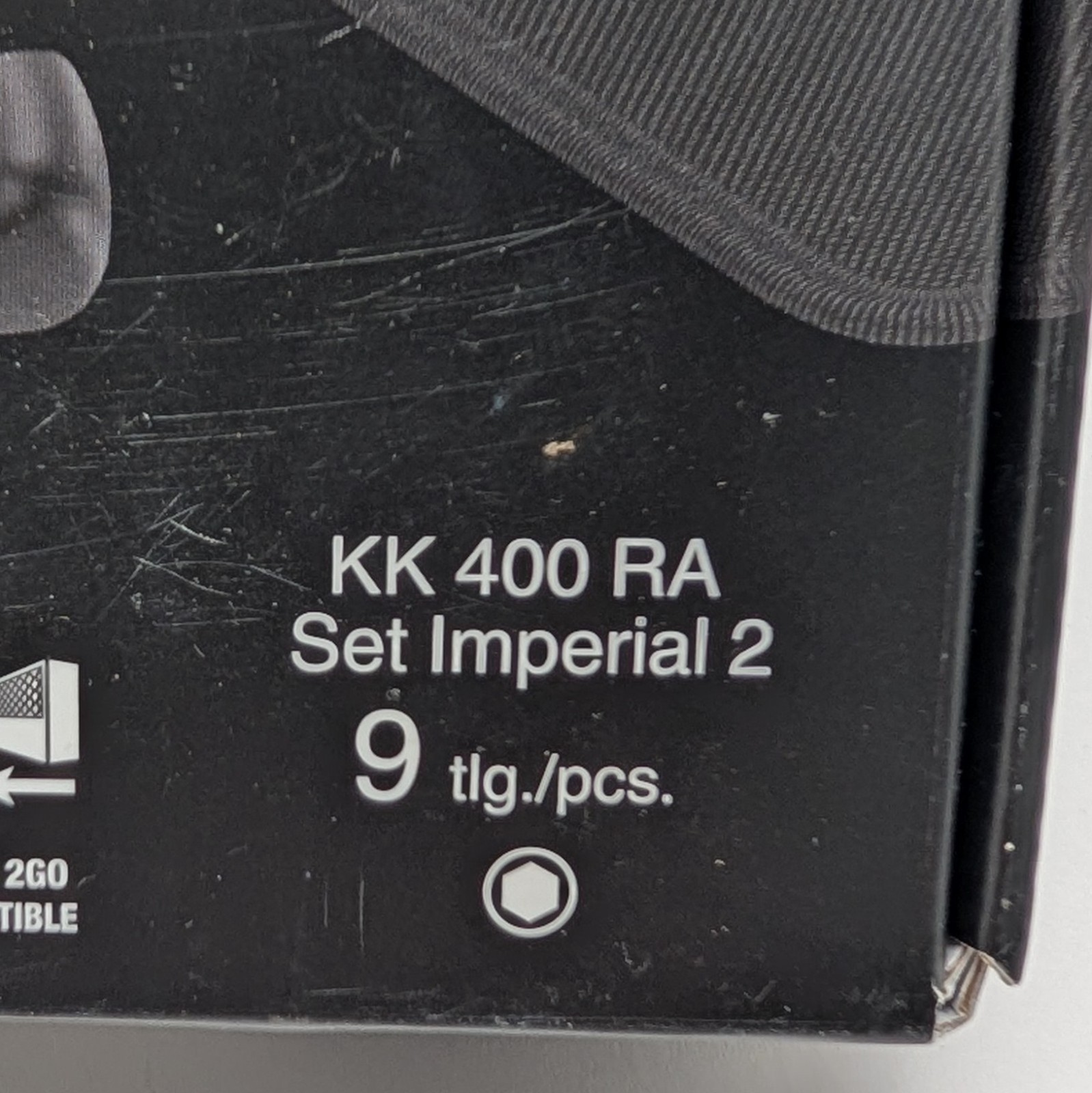Wera Kraftform Kompakt 400 RA Set Imperial 2 Ratcheting T-Handle 05057474001