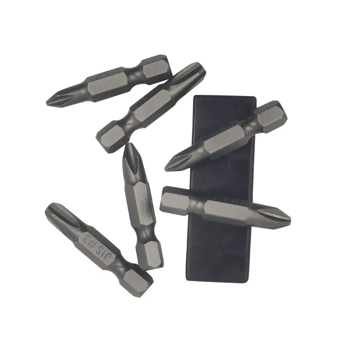 6Pcs 35Mm JIS Screwdriver Bit Set with Magnetic Tip, 1/4 Hex Shank, S2 Alloy_Ste