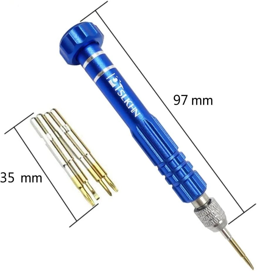 Durable S2 Steel Mini Screwdriver Set Ideal for Eyeglasses and Cellphone Repairs