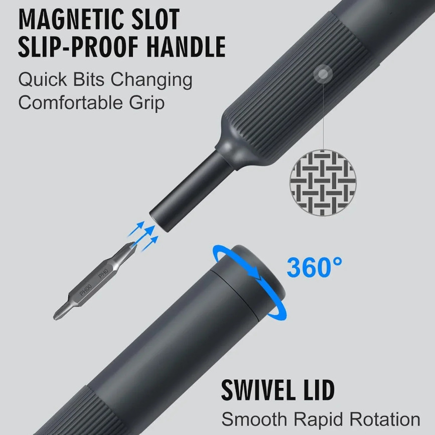 27in1 Precision Screwdriver Set Magnetic Bits Pen Repair Tool Kit Pro – NEW
